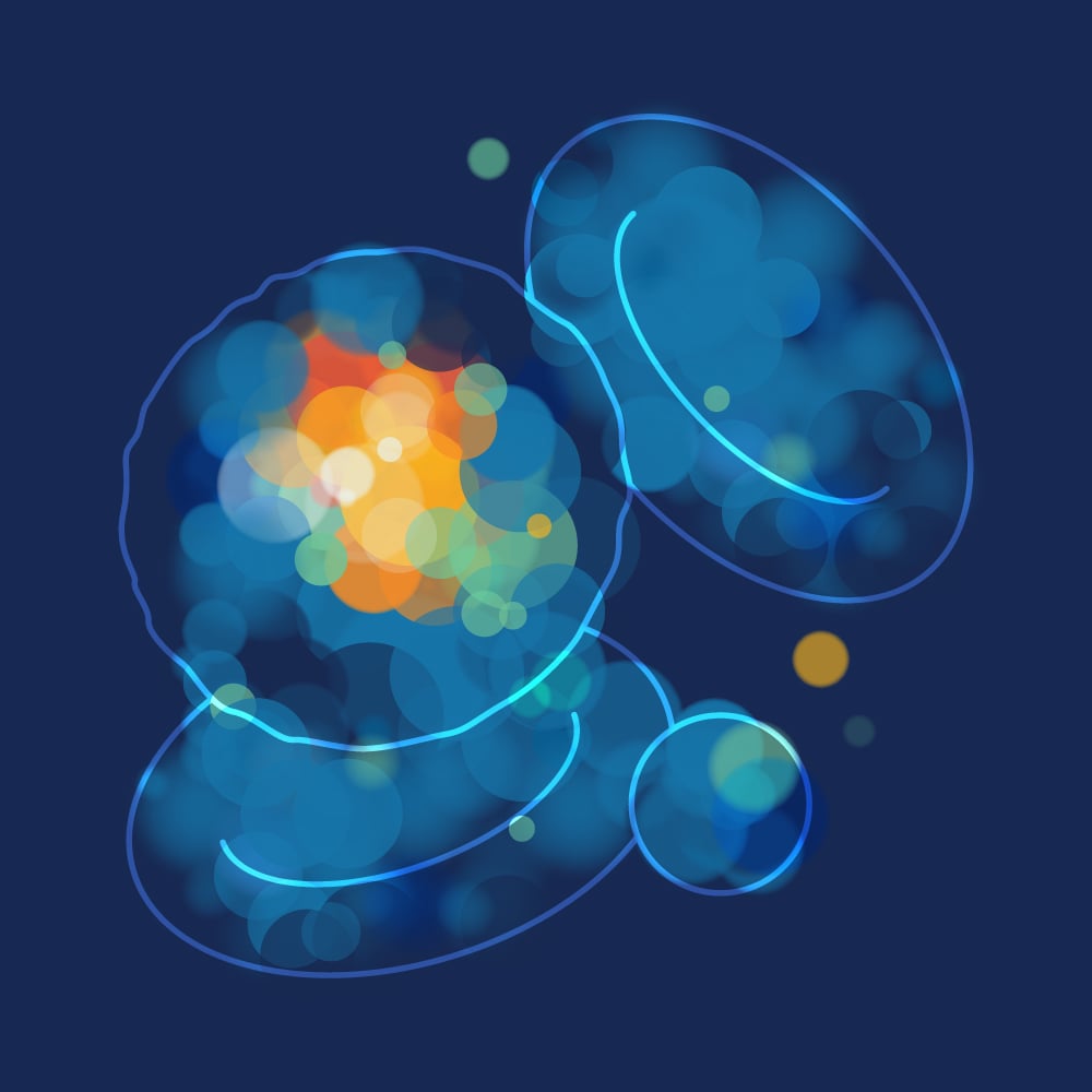 Hematology Icon - Navy